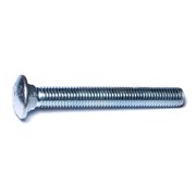 MIDWEST FASTENER 5/8"-11 x 5" Zinc Plated Grade 5 Steel Coarse Thread Carriage Bolts 25PK 07529